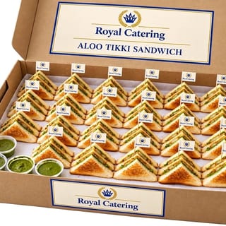 Aloo Tikki Sandwich.