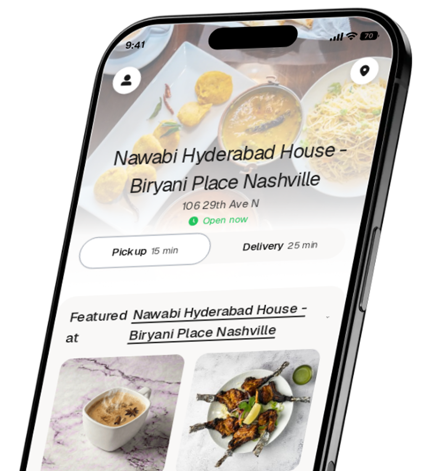 Nawabi Hyderabad House - Biryani Place Nashville app preview