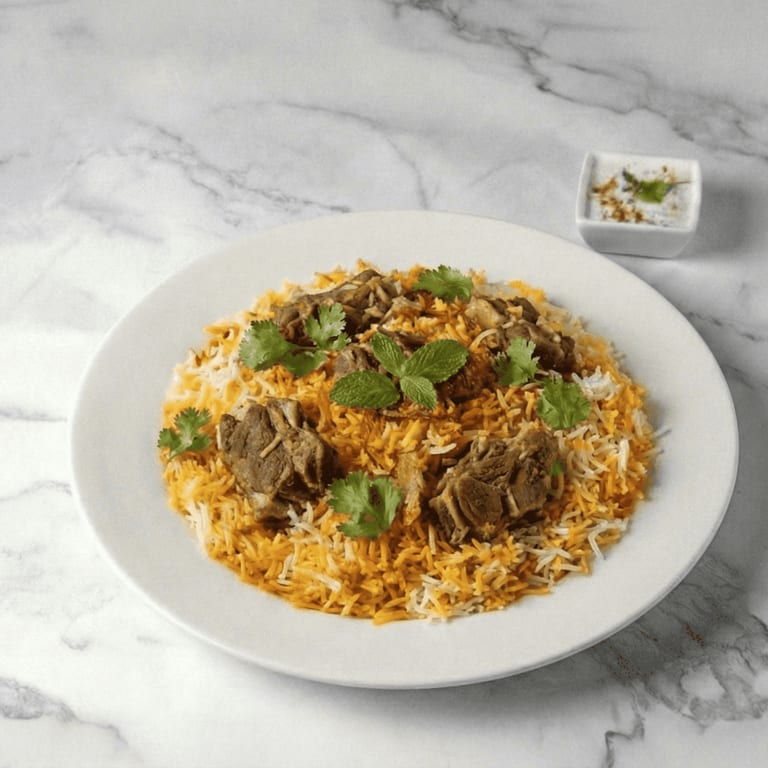 Goat Dum Biryani Delight