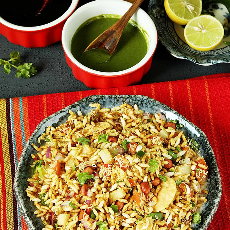 Savor our bhel puri