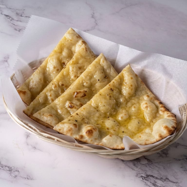 Savor our butter naan
